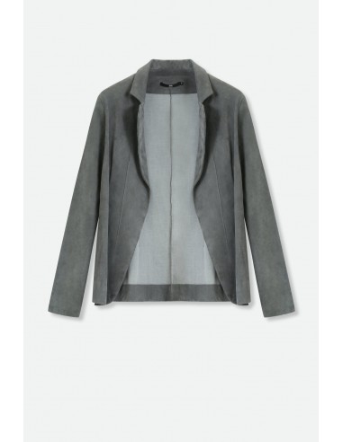 JESS JACKET IN PREMIUM ITALIAN STRETCH SUEDE les ligaments