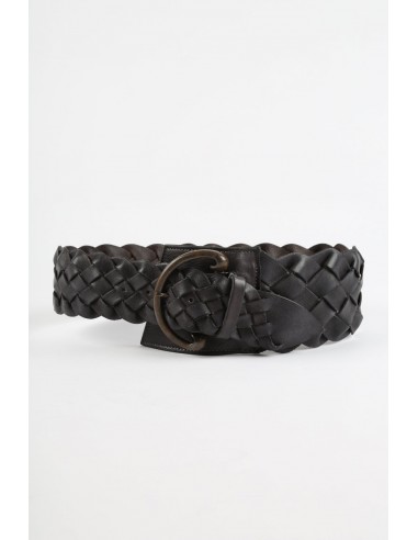 GIACOMO WOVEN BELT IN LEATHER une grave pollution 