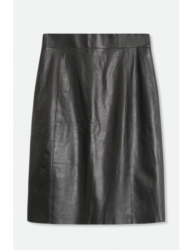 SOLANGE LEATHER TUBE SKIRT Fin de série