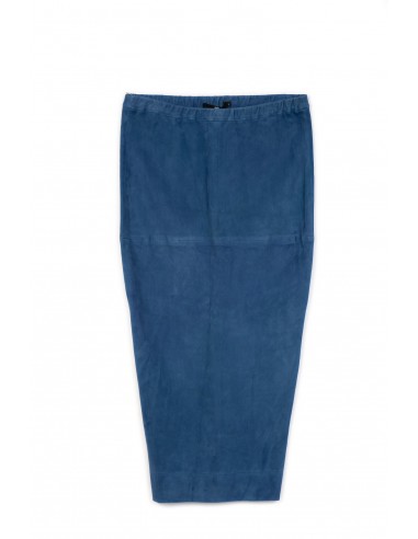 OLIVIA LONG PULL ON SKIRT IN STRETCH SUEDE de votre