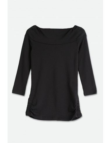 OFF SHOULDER 3/4 SLEEVE TOP IN PIMA COTTON STRETCH - FINAL FEW livraison gratuite