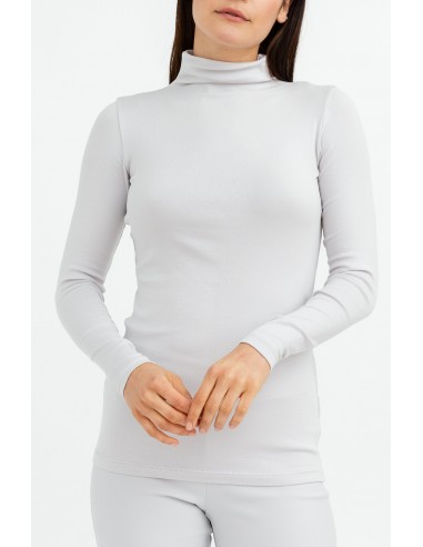 LONG SLEEVE HIGH NECK IN PIMA COTTON STRETCH shop