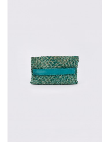 TURCHESE CLUTCH IN ITALIAN LEATHER commande en ligne