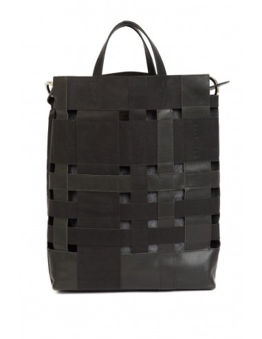 INTRECCIATO HANDBAG MADE IN ITALY CHARCOAL BLACK plus qu'un jeu 