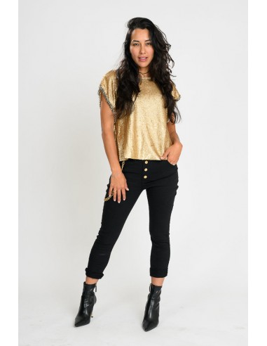 T-SHIRT GOLDIE en linge