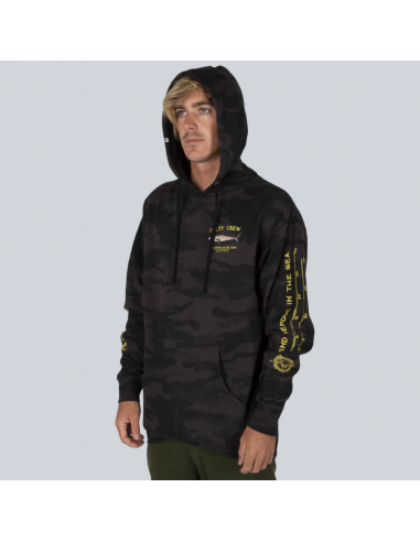 Bruce Hood Black Camo Fleece vente chaude votre 