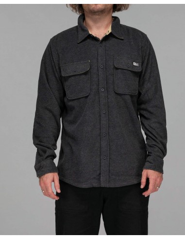 SWELLTER POLAR FLEECE SHIRT - Charcoal Heather Profitez des Offres !