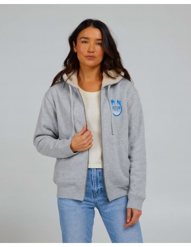 Shades Sherpa Zip Hoody - Athletic Heather de technologie