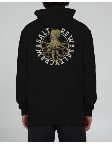 Tentacles Hooded Fleece - Black Paris Déstockage Promo