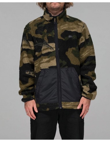 SWELLTER HIGH PILE SHERPA ZIP - Camo Amélioration de cerveau avec