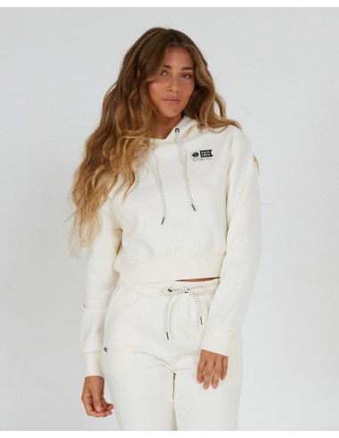 Alpha Crop Hoody - Off White les ligaments