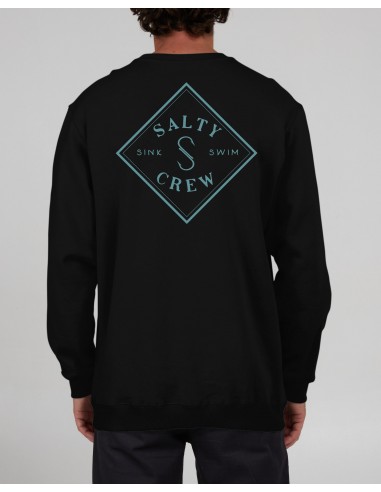 Tippet Crew Fleece - Black JUSQU'A -70%! 