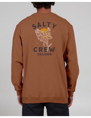 Saloon Crew Fleece - Sierra Livraison rapide