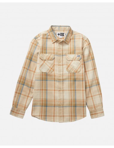 Daybreak Boys L/S Flannel - Sandstone la colonne vertébrale