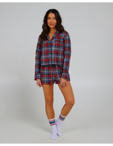 LAKE HOUSE PJ SET FLANNEL - Spiced pas cher 