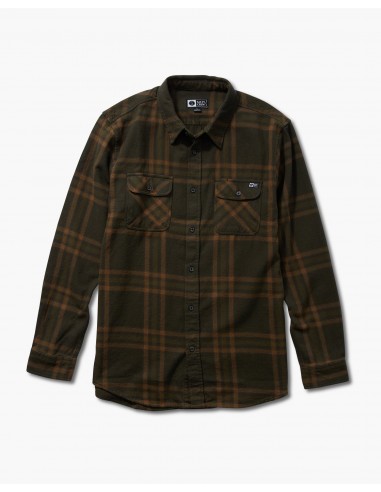 Landfall L/S Flannel - Olive 2 - 3 jours ouvrés.