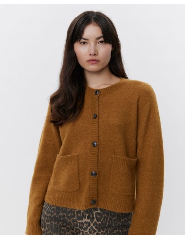 ELICASW CARDIGAN - Mustard Comparez et commandez 