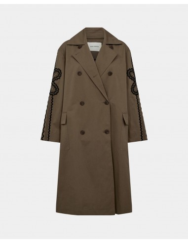 GAJASW COAT - Khaki Army Par le système avancé 