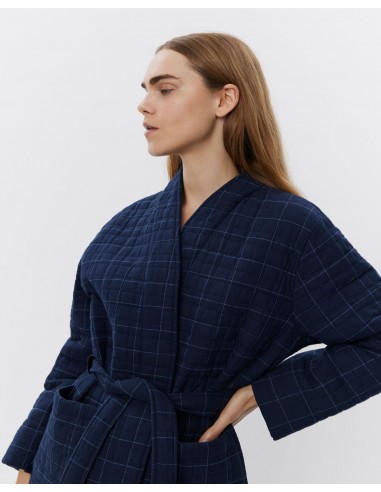 HEVASW JACKET - Navy check à prix réduit toute l'année