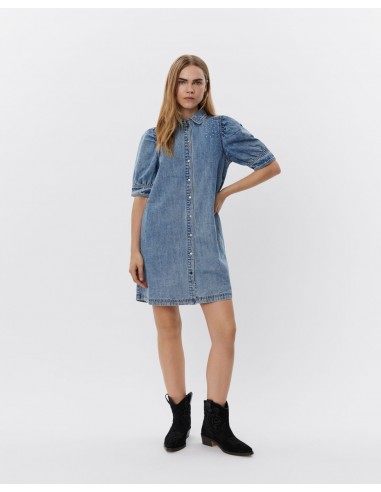 IDRISSW DRESS - Light denim blue le des métaux précieux