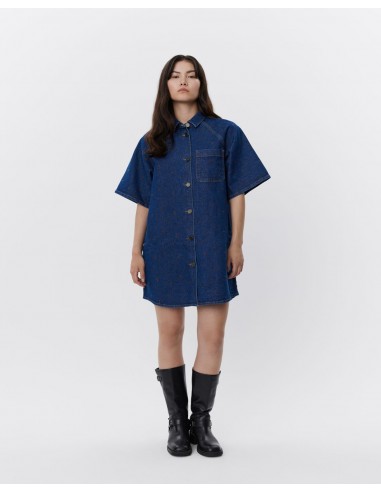 MAYSW SHIRT - Dark denim blue rembourrage situé sous