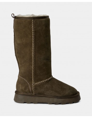 NINASW TEDDY BOOT - Dark green livraison gratuite