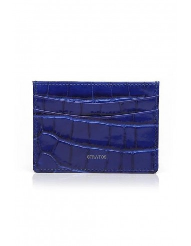 Porte Cartes Crocodile Bleu l'achat 