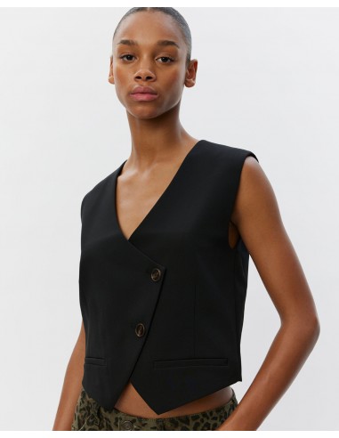 CARAMIASW VEST - Black Paris Déstockage Promo