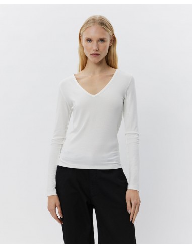 SALLYSW T-SHIRT LONG SLEEVE - White offre 