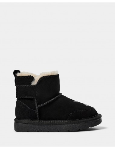 VALESK TEDDY BOOT - Black destockage