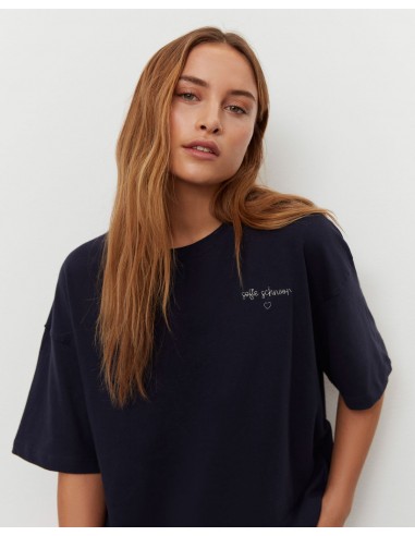 VERASW T-SHIRT - Navy Dans la société mordern