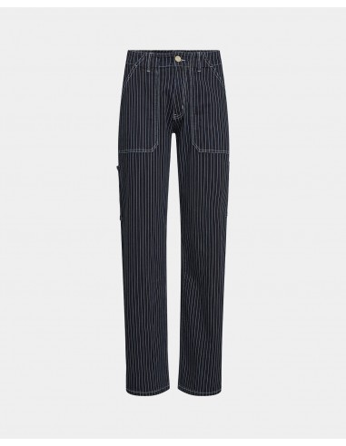 ANETTSW TROUSERS - Dark Blue striped hantent personnes