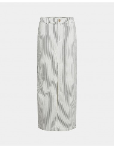 ALAYASW SKIRT - Off White Striped 2024