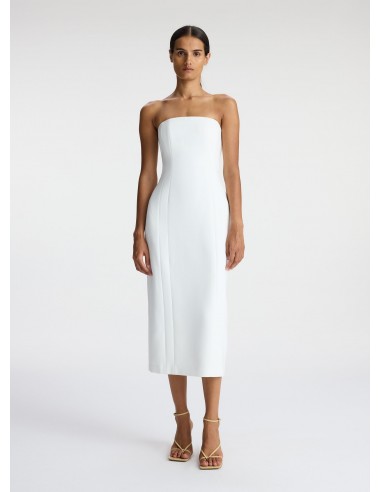 Elizabeth Strapless Midi Dress france