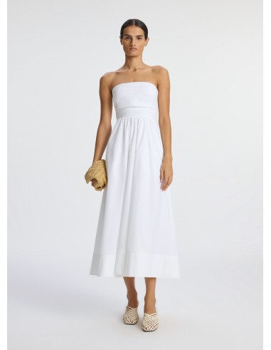 Tate Strapless Midi Dress Economisez 