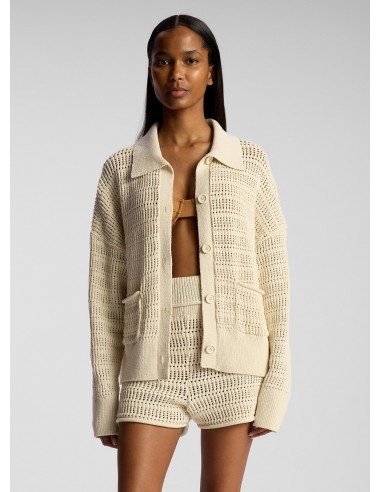 Kingsley Crochet Knit Cardigan acheter en ligne