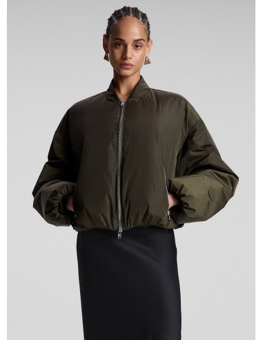 Zane Nylon Bomber Jacket Dans la société mordern