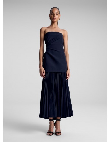 Austin Strapless Pleated Dress 50-70% off 