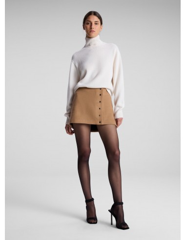 May Wool Cashmere Mini Skirt de technologie