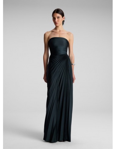 Bianca Strapless Pleated Maxi Dress 50% de réduction en Octobre 2024