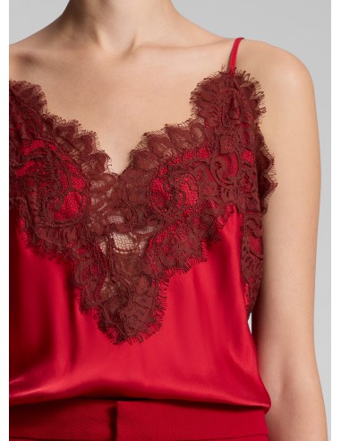 Lennon Satin and Lace Camisole Top Vous souhaitez 