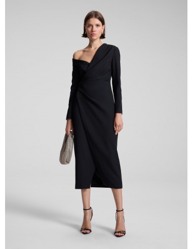 Kylah Asymmetric Midi Dress paiement sécurisé