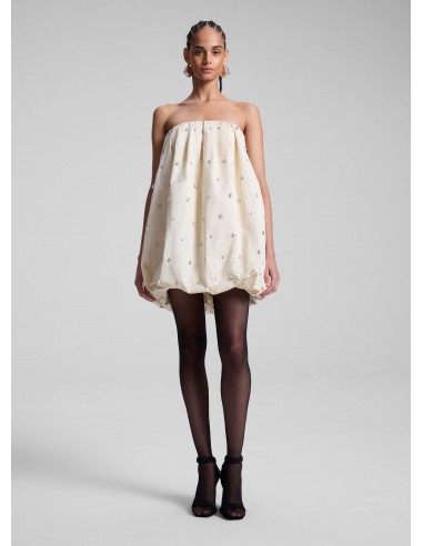 Holly Strapless Embellished Mini Dress s'inspire de l'anatomie humaine